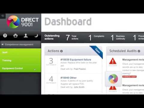 Equipment Control - Quality Management System - Direct 9001 help