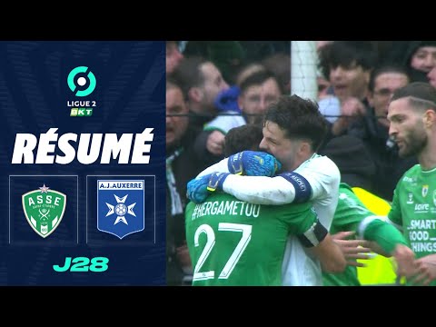 AS SAINT-ÉTIENNE - AJ AUXERRE (1 - 0) - Résumé - (ASSE - AJA) / 2023-2024
