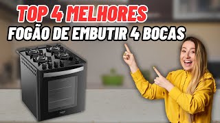 Qual Melhor FOGÃO DE EMBUTIR 4 BOCAS 2024 | Melhor FOGÃO DE EMBUTIR 4 BOCAS Atualmente.