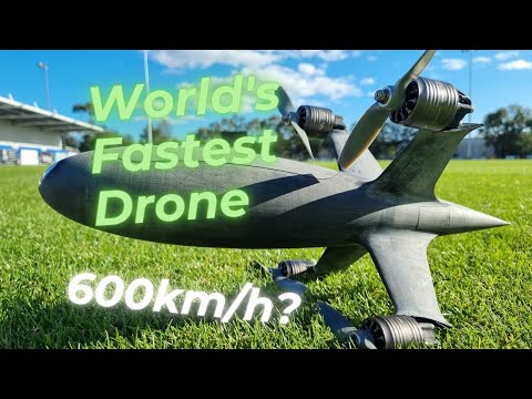 OVER 600KM/H – NEW WORLD DRONE SPEED RECORD