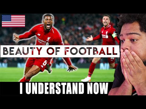 So THIS is the Beauty Of FOOTBALL - American REACTS!