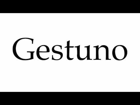 How to Pronounce Gestuno
