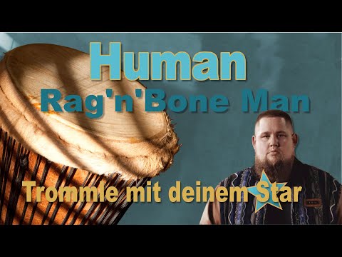 Human - Rag'n'Bone Man - einfaches Trommel-Tutorial trommle mit deinem Star Folge 12