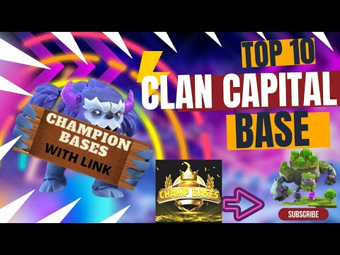 TOP 3 CLAN CAPITAL BASE WITH LINK CLASH OF CLAN @sumit007yt @ClashOfClans @JudoSloth
