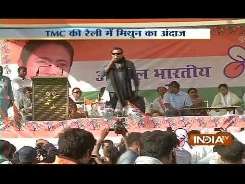 LS Polls: Mithun Chakraborty joins Mamata Banerjee during Raniganj rally