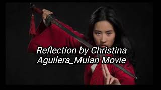 Download lagu Reflection by Christina Aguilera from Mulan Movie//Lyrics mp3