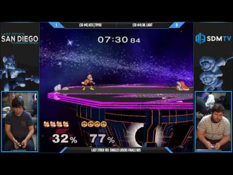 LSSD 103 - B2S | TpFox (Fox) vs. Dr. Light (ICs) - SSBM Losers Finals - Smash Melee