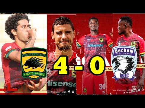 Asante Kotoko vs Bechem United (Gpl Highlights )