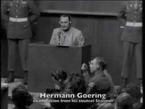 Nuremberg Day 80 (1946) Hermann Goering Testimony (Otto Stahmer)