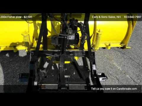 Fisher plow Minimount @ Early & Sons Sales