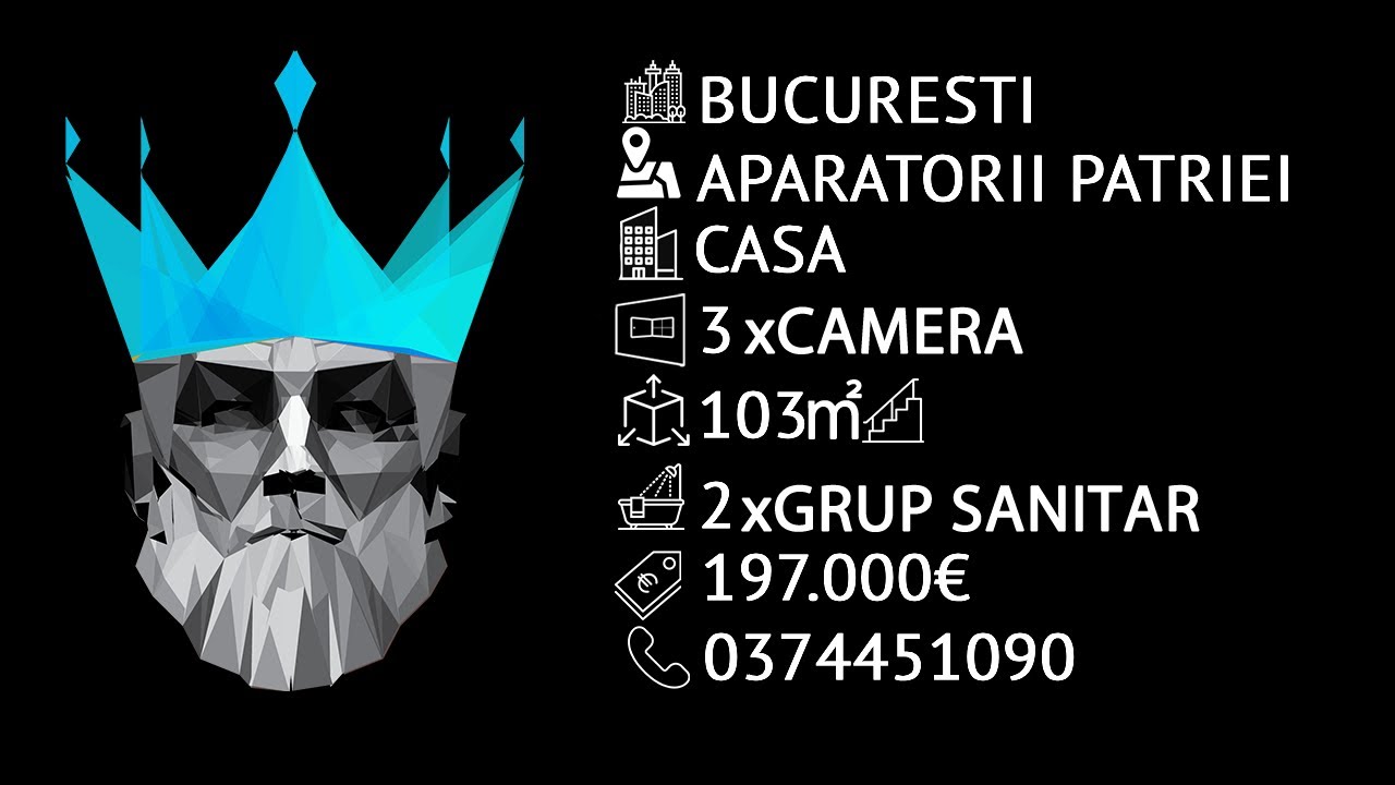 Tur video Casa Aparatorii Patriei | 3 camere | Constructie 2002 | Centrala
