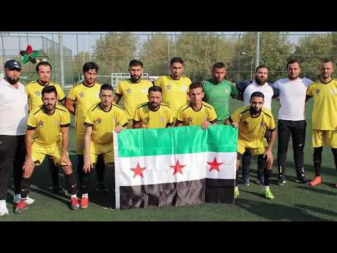 نهائي بطولة كأس الثورة السورية لكرة القدم بحضور رئيس الائتلاف الوطني