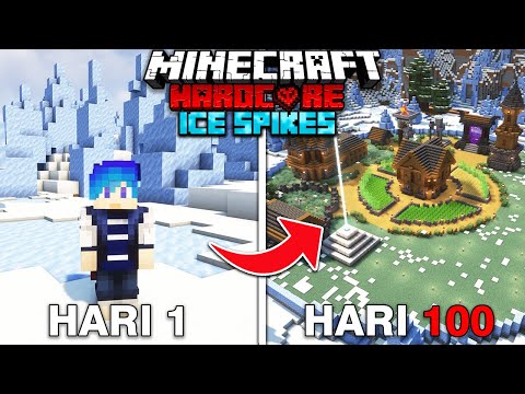 100 Hari di Minecraft Hardcore ICE SPIKES ONLY