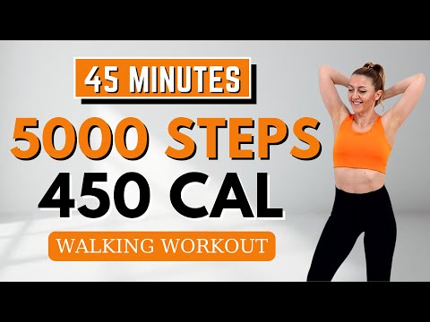 ????5000 STEPS WALKING WORKOUT????WALKING EXERCISE FOR WEIGHT LOSS????KNEE FRIENDLY????NO JUMPING????FAT BURNING????