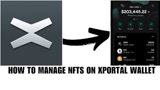 How to manage NFTs on Xportal wallet