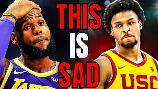 LeBron James Has DESTROYED His Son's Career | Bronny James Declares For NBA Draft After AWFUL Season