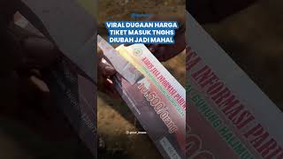 Pengunjung Temukan Harga Tiket Ditambal Taman di Bogor Jadi Lebih Mahal, Ini Harga Aslinya