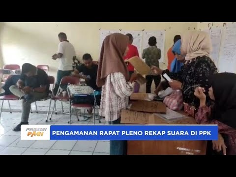PENGAMANAN RAPAT PLENO REKAP SUARA DI PPK POLSEK KEPALA MADAN