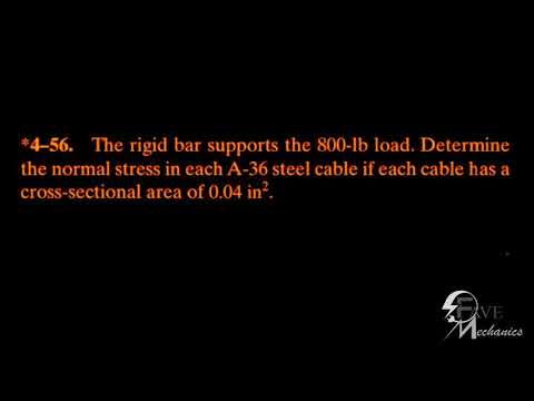 Problem 4-56/4-57/4-58/ Engineering Mechanics Materials.