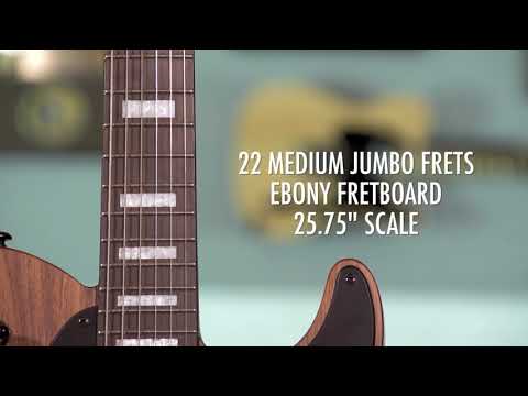Jericho Fusion Walnut EverTune 6 2018 Transparent Walnut w/thin semi-gloss finish image 7