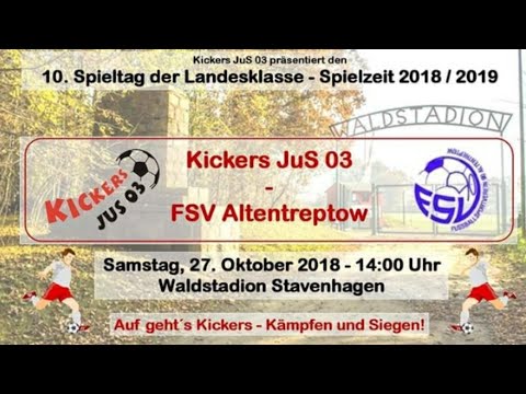 10. Spieltag Landesklasse II // Kickers JuS 03 - FSV 90 Altentreptow 2:1 ( 0:1 )