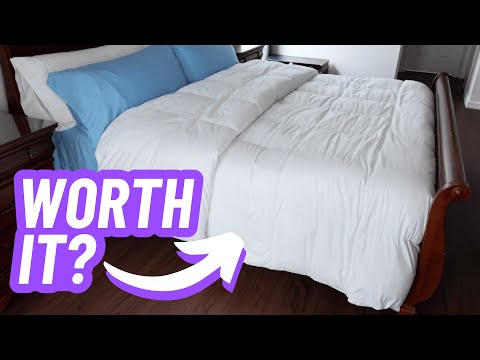 DWR Luxury Down Comforter | Oversized King, Medium Weight Review - Warm, Soft & High Quality