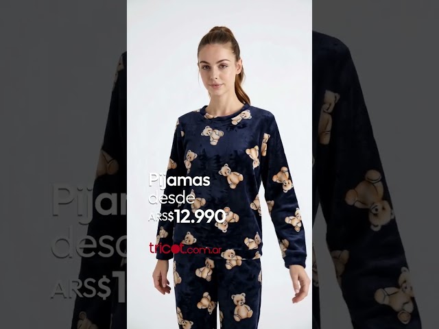 Vídeo relacionado con Uniexcosm Pijamas Mujer Gato Pijamas Algodón de Manga Larga Ropa de Casa Dormir Estampado en Cuello Redondo Pijama Mujer 2 Piezas Suave para Casual A:Púrpura M