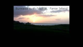 preview picture of video 'Sunraise over Froðba, Faroe Island'