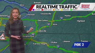 Live Updates: Wednesday morning traffic updates from FOX 2's Traffic Reporter Molly Rose