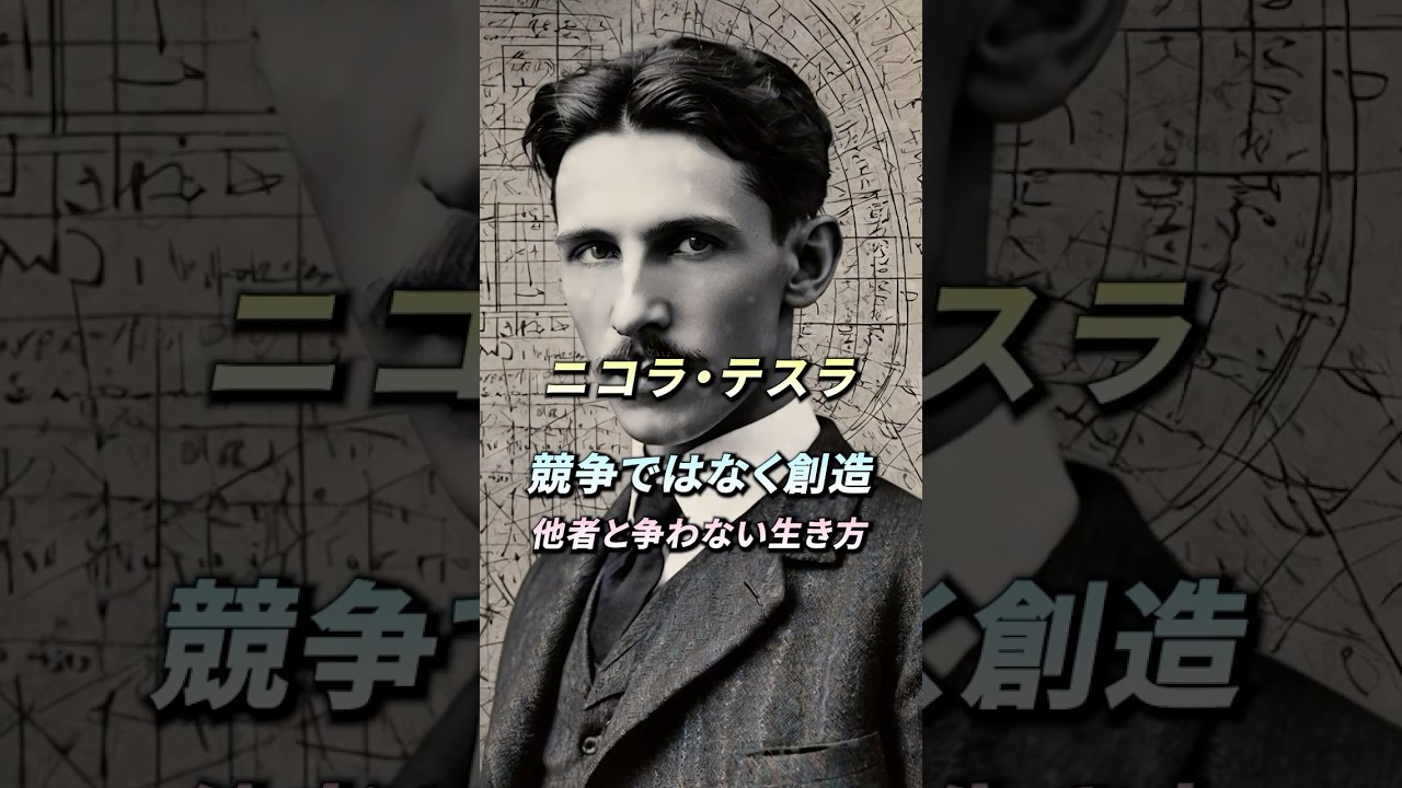 😳他者と争わない生き方 - ニコラ・テスラ　#宇宙の法則 #引き寄せ  #振動の法則