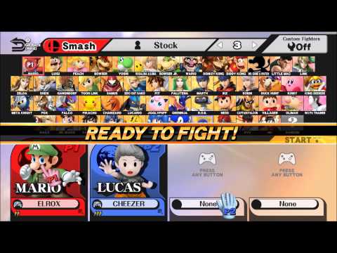 Spa City 6 Winner's Bracket Elrox (Mario) vs Cheezeballer (Lucas)