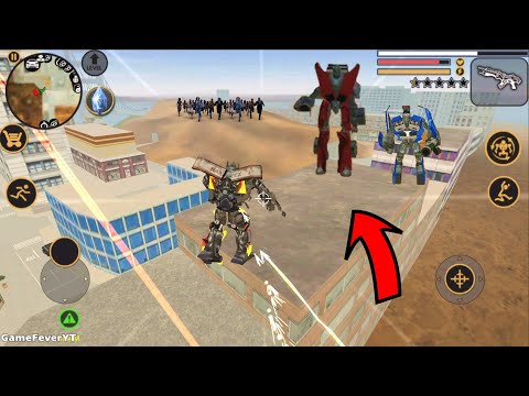 Vegas Crime Simulator (Transformer Monster Truck Fight Giant Car Robot Group) - Android Gameplay HD