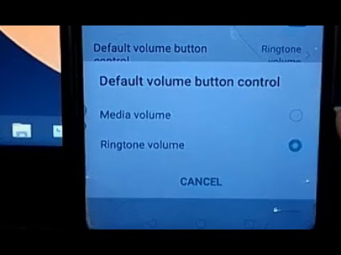 how to set default volume button control in honor 20i mobile