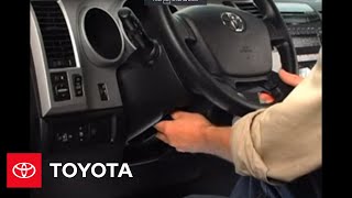 2007 - 2009 Tundra How-To: Tilt Steering Wheel | Toyota