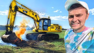 Don't do this with your $100,000 Excavator...