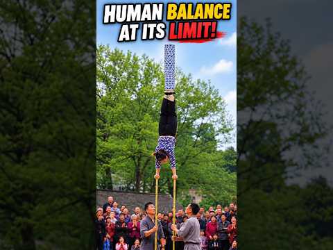 The Incredible Human Balance Behind This Acrobatic Feat! 😱