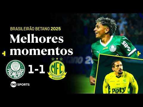 VERDÃO SAI NA FRENTE COM BELO GOL, MAS LEVA O EMPATE E NÃO ENTRA NO G-4 | PALMEIRAS 1X1 MIRASSOL