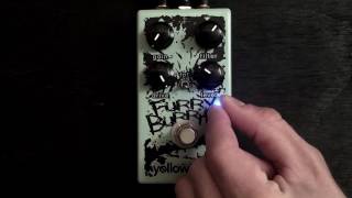 Yellowcake Furry Burrito Overdrive Fuzz Effects Pedal Demo