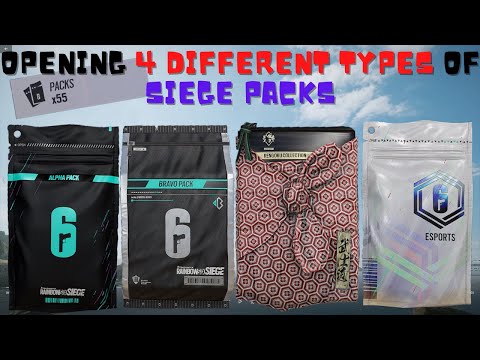 Opening 50+ siege packs (Bravo, Rengoku, Esports & Alpha) - Tom Clancy's Rainbow Six Siege