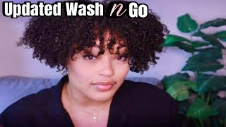 My UPDATED WASH N GO with BANGS