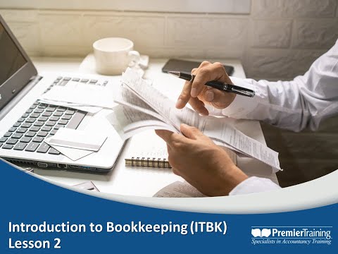 AAT Q2022 Level 2 - Introduction to Bookkeeping (ITBK) - Lesson 2 of 3