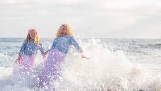 Mother-Daughter Matching Tu-Tu Beach Photo Shoot gone Wrong