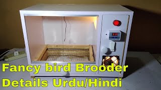 Fancy bird brooder making details - Urdu/Hindi