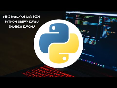 Yeni Başlayanlar İçin Python Programlama Udemy Kursum ve İndirim Kuponu