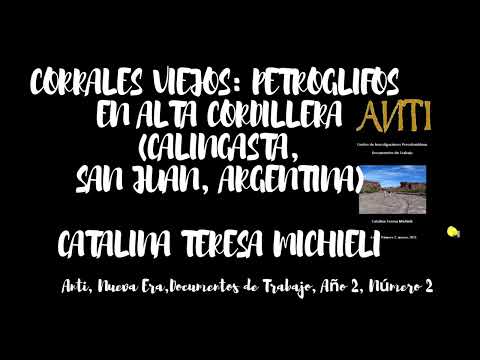 Petroglifos de Corrales Viejos (Calingasta, San Juan), Catalina Teresa Michieli.