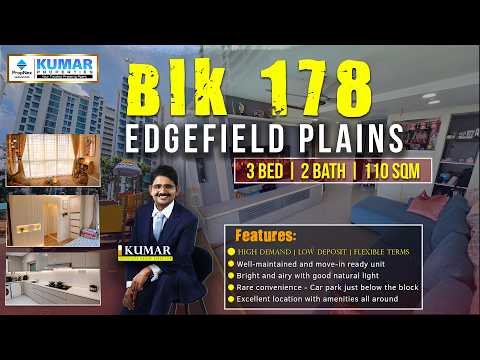 178 Edgefield Plains, 178 Edgefield Plains, 3 Bedrooms, 1,184 sqft, HDB Flat For Sale, by Kumar N, 500112858 - PropertyGuru.com.sg