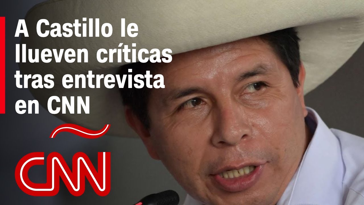 Pedro Castillo es criticado en Perú tras entrevista con Fernando Del Rincón en CNN