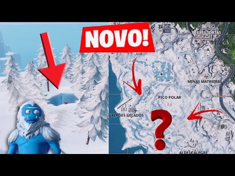 encontrei a caverna secreta do pe grande fortnite battle royale - caverna trog fortnite