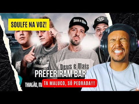 Preferiram Barrabás - Thiagão, Mano Fler, Patetacodigo43 [REAÇÃO] #rap #trap #reacao