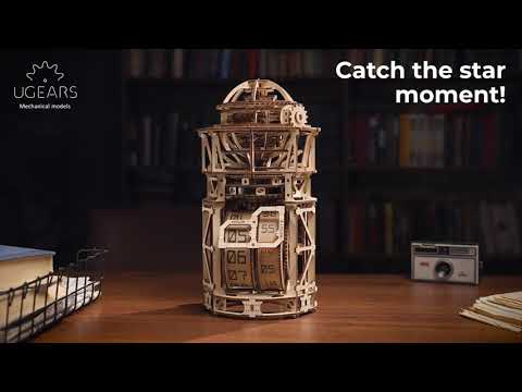 Sky Watcher Tourbillon Table Clock by UGears EN